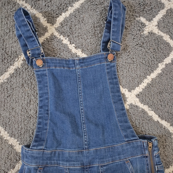 Madewell Skinny Overalls Santiago Wash Size Small - Picture 6 of 12